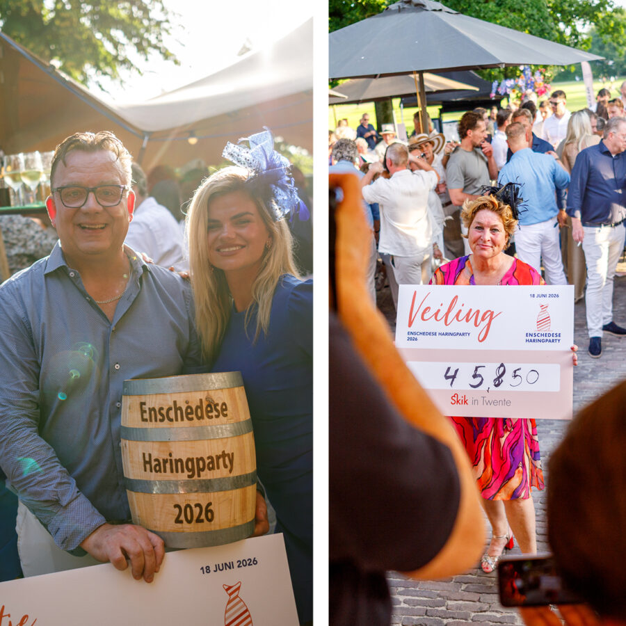 Mooie opbrengst veiling Enschedese Haringparty